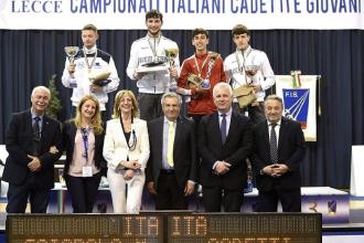 Al Campionato italiano cadetti schermidori pugliesi medaglie d'argento